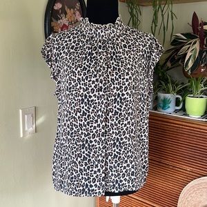 Animal print top by THML size small